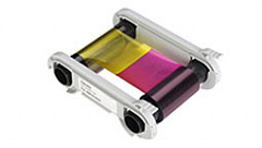 Полноцветная лента (YMCKO) на 500 оттисков с чистящим роликом; для принтера Advent SOLID 700 в Казани