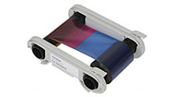 Полноцветная лента  (YMCKOK) для двусторонней печати на 200 оттисков с чистящим роликом в Казани